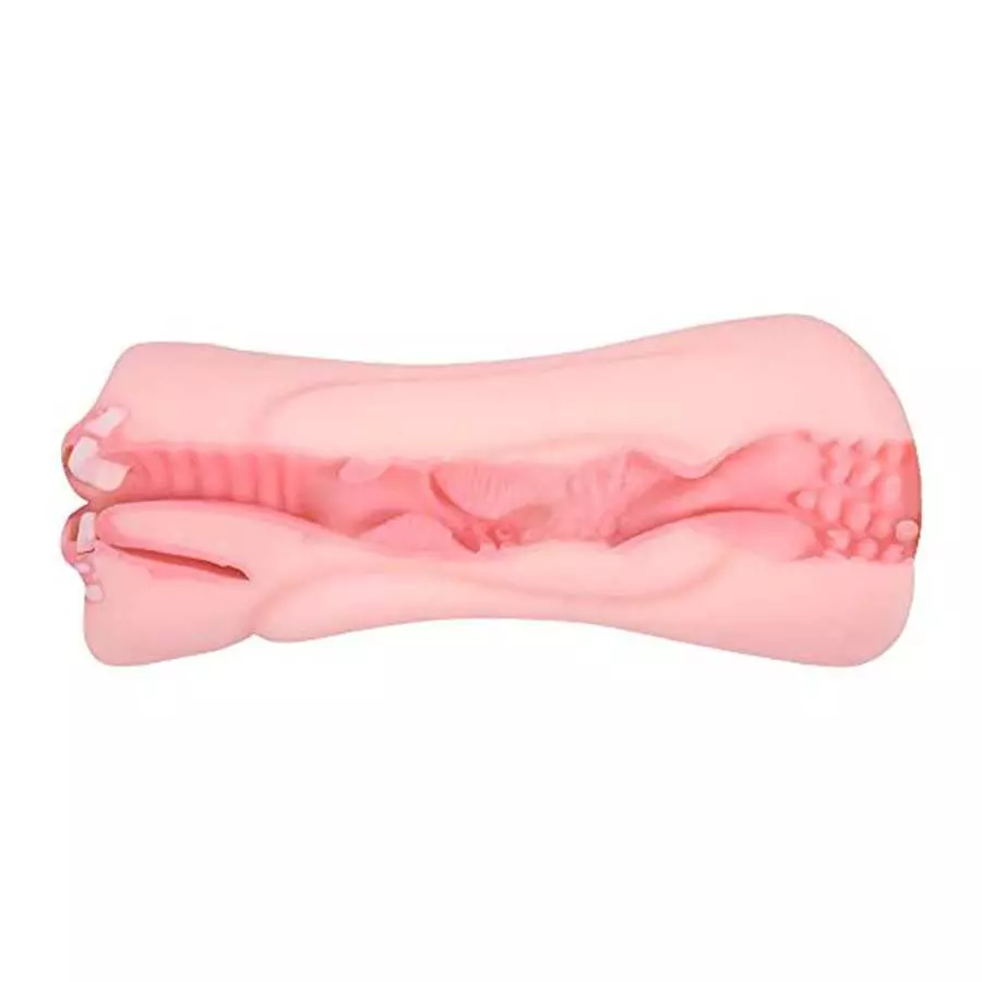 Mouth and Pussy Masturbator - Double Ended Stroker Sleeve for Male Masturbation - Oral Sex Simulator