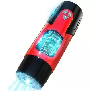 Automatic Male Masturbator with Thrusting & Rotating Sleeve Hands Free Pocket Pussy Stroker Penis Pump Adult Men Sex Blowjob Toy
