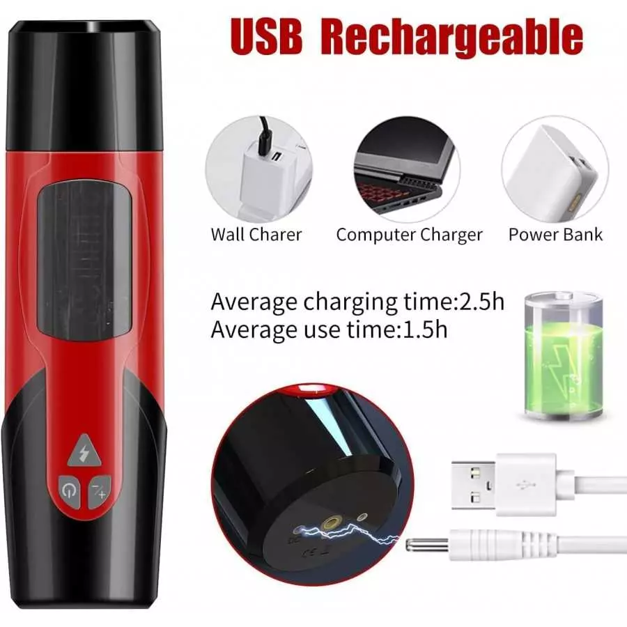 Automatic Male Masturbator with Thrusting & Rotating Sleeve Hands Free Pocket Pussy Stroker Penis Pump Adult Men Sex Blowjob Toy