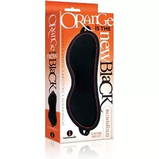 Sexy Gift Set of Massive The Finger Fister Dildo and Icon Brands Orange is The New Black, Blindfold