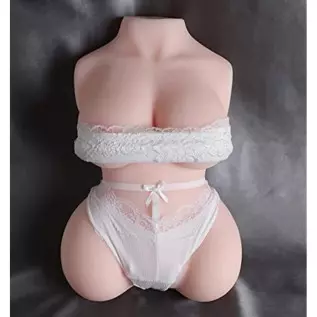 12.2 LB Sex Doll Male Masturbator with Torso, 3 in 1 Realistic Big Boobs Tight Vaginal & Anal for Men Masturbation, 3D Life-Size