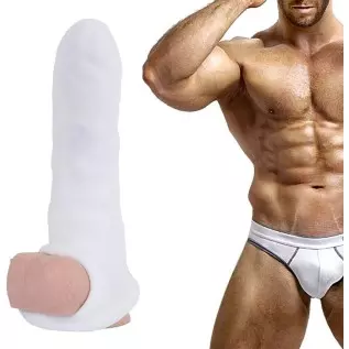 Soft Realistic Penis Sleeve Massager Extender Sheath Pocket Pussy Male Stroker Masturbator Vagina Egg Sex Toys for Male Enhancem Soft Realistic Penis Sleeve Massager Extender Sheath Pocket Pussy Male Stroker Masturbator Vagina Egg Sex Toys for Male Enhancem