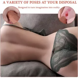 Vibrating Sex Doll Automatic Male Masturbator with 10 Vibration Modes, Realistic Pocket Pussy Big Ass Lifelike Soft Butt Stroker