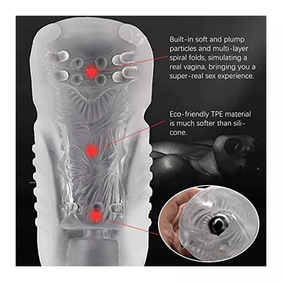 Electric Male Masturbator Cup with Strong Sucking and Vibrating for Penis Stimulation, Pump Blowjob Oral Sex Toys for Men Male,