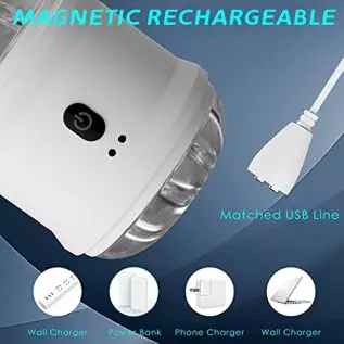 Automatic Male Masturbator Vibrator- 10 Intense Frequency Dual Open-Ended Pocket Pussy Stroker Penis Massager Trainer Cup Adult