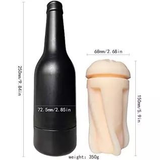 Realistic Male Masturbator Stroker Hands Free Pocket Pussy ,Realistic Tight Vagina with Textured Canal for Men Self Pleasure Toy