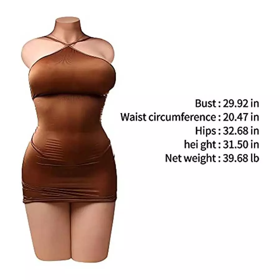 Sex Doll Male Masturbators: Realistic Life Size Torso Male Stroker Sex Toy with Pocket Pussy Ass for Mens Masturbation, Silicone