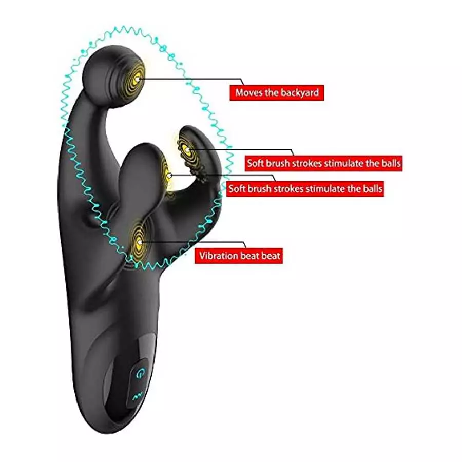 Vibrating Male Masturbators 10 Mode Vibrator Flapping Penis Massager Rechargeable Adult Sex Toy for Men Prolong Endurance