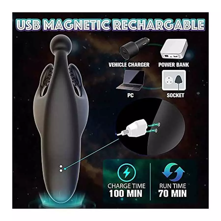 Vibrating Male Masturbators 10 Mode Vibrator Flapping Penis Massager Rechargeable Adult Sex Toy for Men Prolong Endurance
