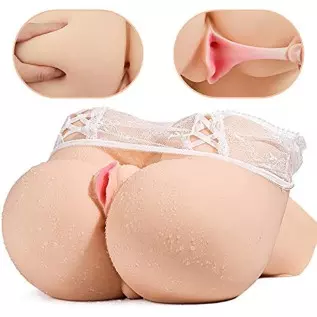 JBDK Life-Size Lifelike Busty Ass, Adult Male Masturbator Sex Toys, Sex and Anal Sex with Ribbed Vaginal and Anal Canal Two Chan JBDK Life-Size Lifelike Busty Ass, Adult Male Masturbator Sex Toys, Sex and Anal Sex with Ribbed Vaginal and Anal Canal Two Chan