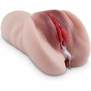 Vernota 1.6 LB Male Masturbators Toy, Mini Lifelike Pocket Pussy for Man Masturbation, 2 in 1 Adult Sex Stroker Toy with 3D Real