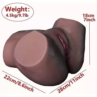 4.4KG Butt Man Sex Toy Masturbation Silicone Ass Realistic Vagina Pussy Tight Anal Doll Pocket Pussy Ass Two Sex Masturbators