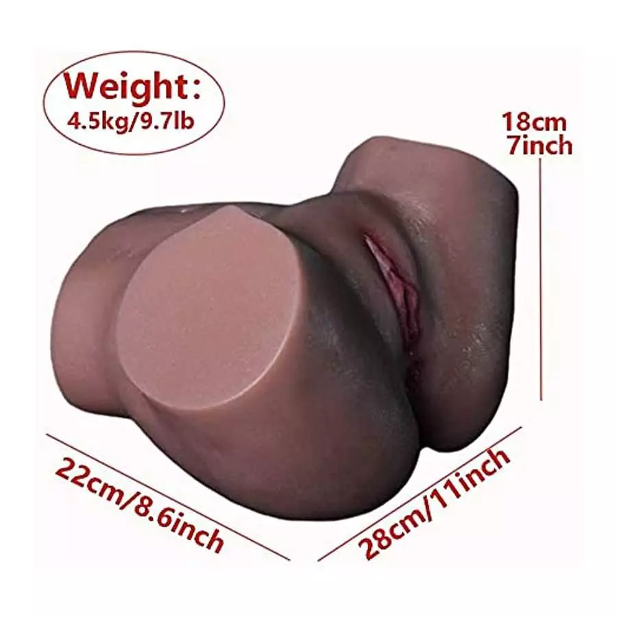 4.4KG Butt Man Sex Toy Masturbation Silicone Ass Realistic Vagina Pussy Tight Anal Doll Pocket Pussy Ass Two Sex Masturbators
