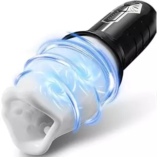 Powerful Male Masturbator with 10 Powerful Rotating Patterns - Blowjob Male Stroker, Realistic Pocket Pussy, Adult Oral Male Sex