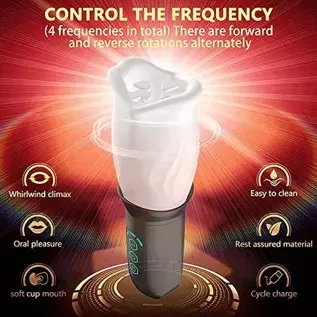 Powerful Male Masturbator with 10 Powerful Rotating Patterns - Blowjob Male Stroker, Realistic Pocket Pussy, Adult Oral Male Sex Powerful Male Masturbator with 10 Powerful Rotating Patterns - Blowjob Male Stroker, Realistic Pocket Pussy, Adult Oral Male Sex