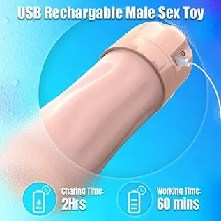 Automatic Male Masturbator, Sex Toys for Men 10 Vibrating & 5 Sucking Masturbators Cup with 3D Realistic Textured Adult Sex Toys