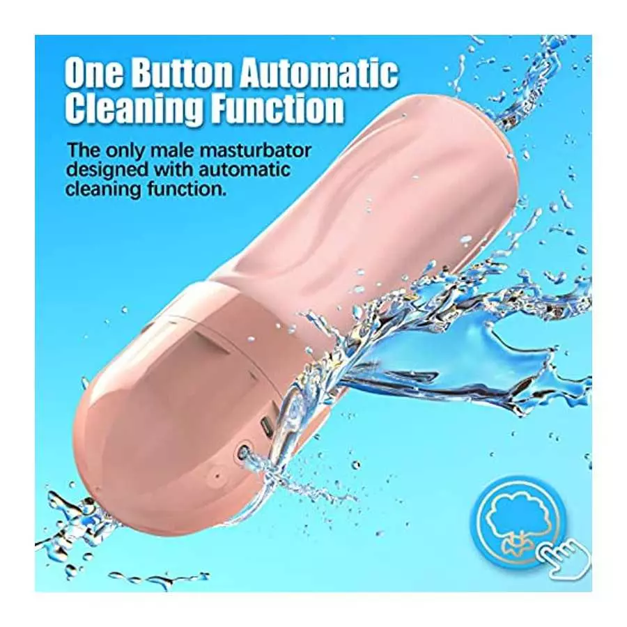 Automatic Male Masturbator, Sex Toys for Men 10 Vibrating & 5 Sucking Masturbators Cup with 3D Realistic Textured Adult Sex Toys