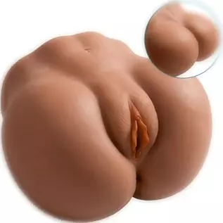 Male Masturbator Realistic Pocket Pussy for Men with Bronzed Skin, 6.4LB Lifelike Sex Doll Silicon Ass Sex Toy with 3D Vagina an