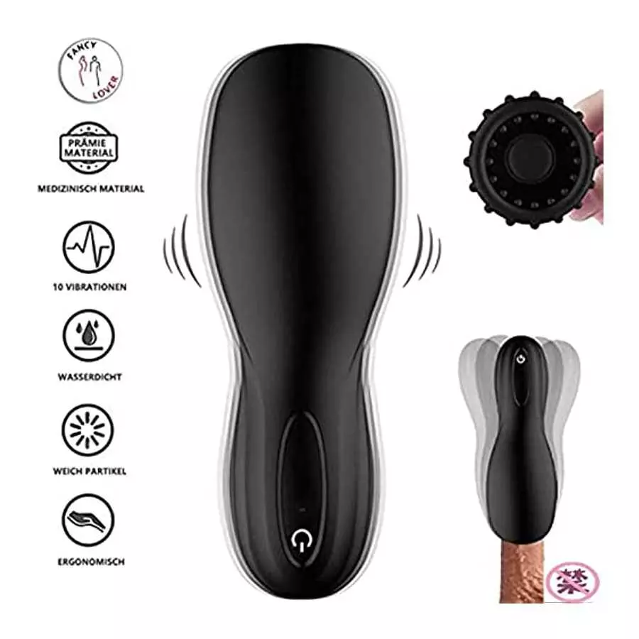 Threaded Aircraft Cup Electric Ten Frequency Vibration Automatic Aircraft Cup Male Masturbator