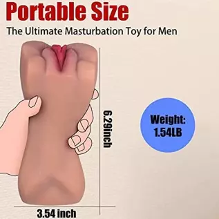 Letitfun 1.58 lb Realistic Male Masturbator Sex Toy Men Masturbator Portable Pocket Pussy, 3D Vaginal Masturbator with Realistic Letitfun 1.58 lb Realistic Male Masturbator Sex Toy Men Masturbator Portable Pocket Pussy, 3D Vaginal Masturbator with Realistic