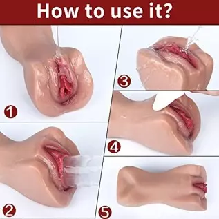 Letitfun 1.58 lb Realistic Male Masturbator Sex Toy Men Masturbator Portable Pocket Pussy, 3D Vaginal Masturbator with Realistic Letitfun 1.58 lb Realistic Male Masturbator Sex Toy Men Masturbator Portable Pocket Pussy, 3D Vaginal Masturbator with Realistic