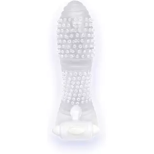 Sexy Gift Set Bundle of Massive The Finger Fister Dildo and Icon Brands Vibrating Sextenders, Nubbed