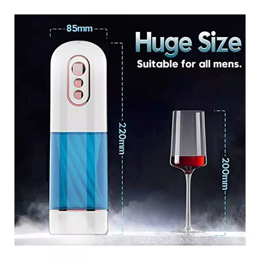 2022 New Automatic Male Masturbators - Upgraded 7 Vibration & Suction Hands Free Pocket Pussy Male Stroker with 3D Realistic Tex