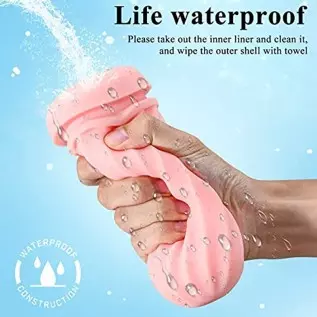 2022 New Automatic Male Masturbators - Upgraded 7 Vibration & Suction Hands Free Pocket Pussy Male Stroker with 3D Realistic Tex