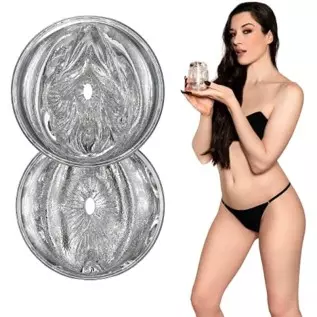 Fleshlight Quickshot | Stoya | Realistic Transparent Vagina and Ass Sex Toy