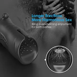 Automatic Male Masturbator Toys Dual Motor Vibration Penis Exerciser with 10 Vibration Modes for Testis Penis Glans Stimulation
