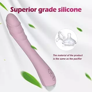 Realistic G-spot Dildo Vibrator for Women, Vaginal Anal Clitoris Stimulator for Solo Masturbation or Couple Lover Sex Things, Si Realistic G-spot Dildo Vibrator for Women, Vaginal Anal Clitoris Stimulator for Solo Masturbation or Couple Lover Sex Things, Si