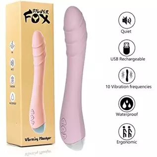 Realistic G-spot Dildo Vibrator for Women, Vaginal Anal Clitoris Stimulator for Solo Masturbation or Couple Lover Sex Things, Si Realistic G-spot Dildo Vibrator for Women, Vaginal Anal Clitoris Stimulator for Solo Masturbation or Couple Lover Sex Things, Si