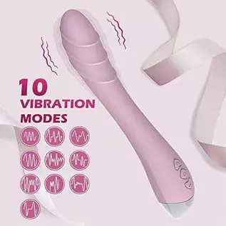 Realistic G-spot Dildo Vibrator for Women, Vaginal Anal Clitoris Stimulator for Solo Masturbation or Couple Lover Sex Things, Si Realistic G-spot Dildo Vibrator for Women, Vaginal Anal Clitoris Stimulator for Solo Masturbation or Couple Lover Sex Things, Si