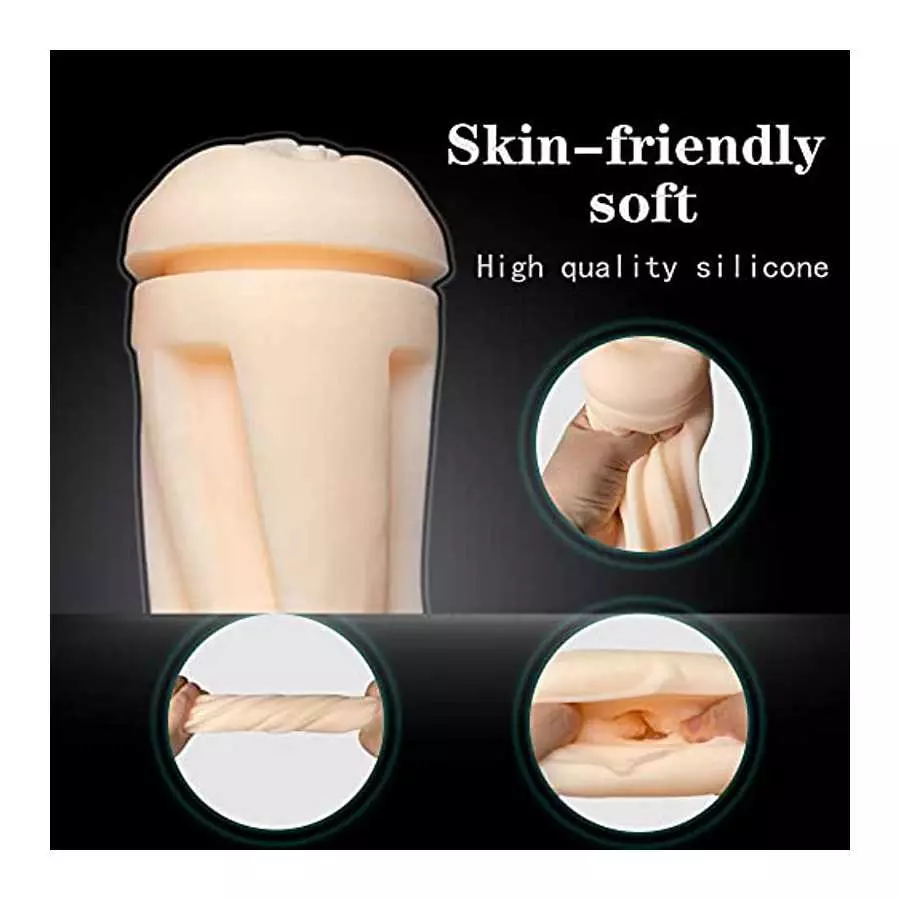 Male Masturbators Cup, Realistic Pocket Pussy for Men Hands Free Self Pleasure Toys,Camouflage Masturbation Stroker for Men - Ad