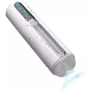 Automatic Male Masturbators Cup with 10 Thrusting & Rotating Vibrations for Men, Suction Base Adult with Silicone Hands Free Mal