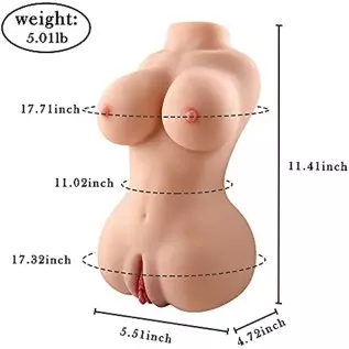 5.LB Mini Lady Sex Torso Dolls 3 in 1 Ass Vagina Boobs Male Masturbator Sex Toy for Men Lifelike Pocket Pussy Realistic Love Dol 5.LB Mini Lady Sex Torso Dolls 3 in 1 Ass Vagina Boobs Male Masturbator Sex Toy for Men Lifelike Pocket Pussy Realistic Love Dol
