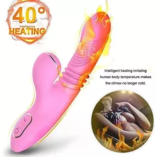 G-Spot Vibrator and Sucking Female Dildo Thrusting Sex Toy with 10 Frequency Vibration + 10-Frequency Mode, Anal Vibrating Adult G-Spot Vibrator and Sucking Female Dildo Thrusting Sex Toy with 10 Frequency Vibration + 10-Frequency Mode, Anal Vibrating Adult