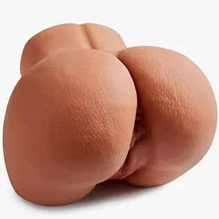 Brown Pocket Pussy for Men Masturbation, Man Sex Toys Male Masturbator Realistic Sex Doll with Strong Suction 3D Lifelike Vagina
