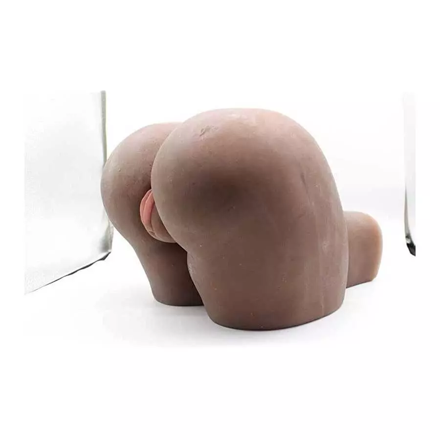 daomo Realistic Male Masturbators Stroker Sex Torso Toy with Pocket Pussy Black Ass for Mens Masturbation, Silicone Adult Butt T