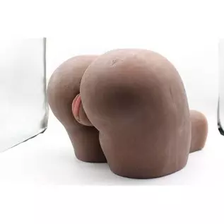 daomo Realistic Male Masturbators Stroker Sex Torso Toy with Pocket Pussy Black Ass for Mens Masturbation, Silicone Adult Butt T