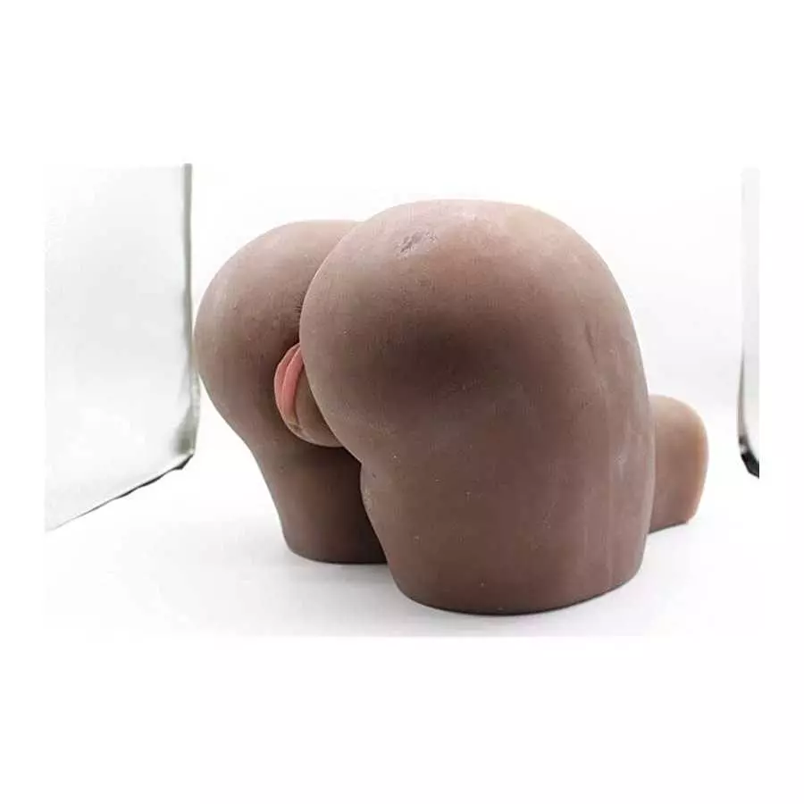 daomo Realistic Male Masturbators Stroker Sex Torso Toy with Pocket Pussy Black Ass for Mens Masturbation, Silicone Adult Butt T