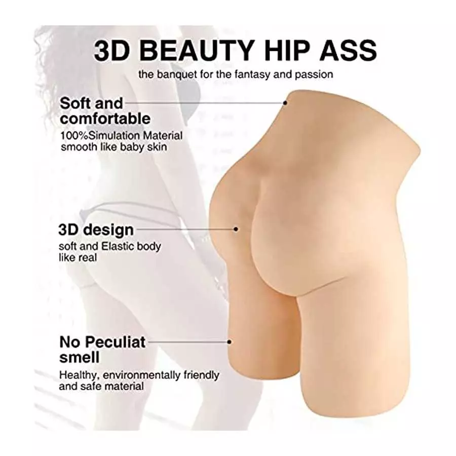 TOMYEUS 24 lbs Realistic Male Masturbator with Virgin Pussy and Anus, Life Size Pussy Ass Masturbator Sex Toys for Male Masturba