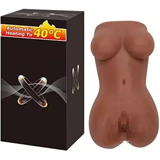 JNX Male Masturbators Automatic Heating Electric Pocket Pussy with 7 Vibration Modes Built in Vibrator Toys for Men's Sex Adult