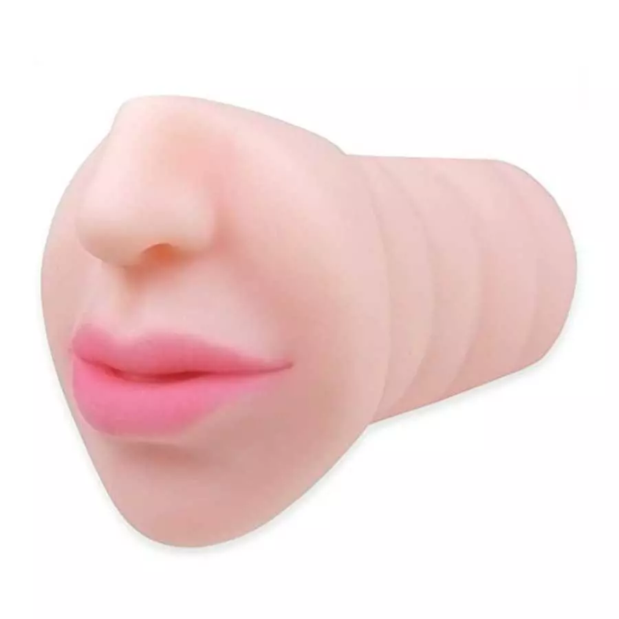 Oral Sex Simulator Mouth and Tongue Masturbation Sleeve Male Penis Stroker Oral Sex Simulator Mouth and Tongue Masturbation Sleeve Male Penis Stroker