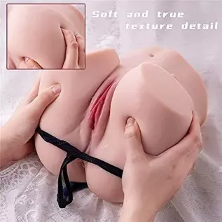 7.9lb 10 Frequency Vibrating Big Butt Male Masturbators Realistic Vagina Ass Sex Toy for Men Rechargeable Stroker Sex Doll Lifel
