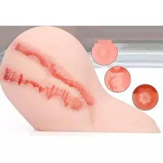 Men Massage Trainer Realistic 3D Pocket Pussycats with Tight Sleeve Stroker Mouth and Pussy Double Head Masturbration Cup Hand F Men Massage Trainer Realistic 3D Pocket Pussycats with Tight Sleeve Stroker Mouth and Pussy Double Head Masturbration Cup Hand F