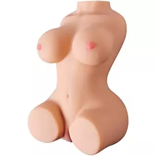 8 LB Sex Doll Male Masturbator Toy with Realistic Boobs & Pussy Ass Stroker, 3 in 1 Adult Love Doll Torso Male Sex Toy for Vagin