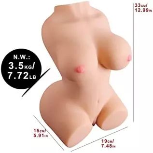 8 LB Sex Doll Male Masturbator Toy with Realistic Boobs & Pussy Ass Stroker, 3 in 1 Adult Love Doll Torso Male Sex Toy for Vagin 8 LB Sex Doll Male Masturbator Toy with Realistic Boobs & Pussy Ass Stroker, 3 in 1 Adult Love Doll Torso Male Sex Toy for Vagin