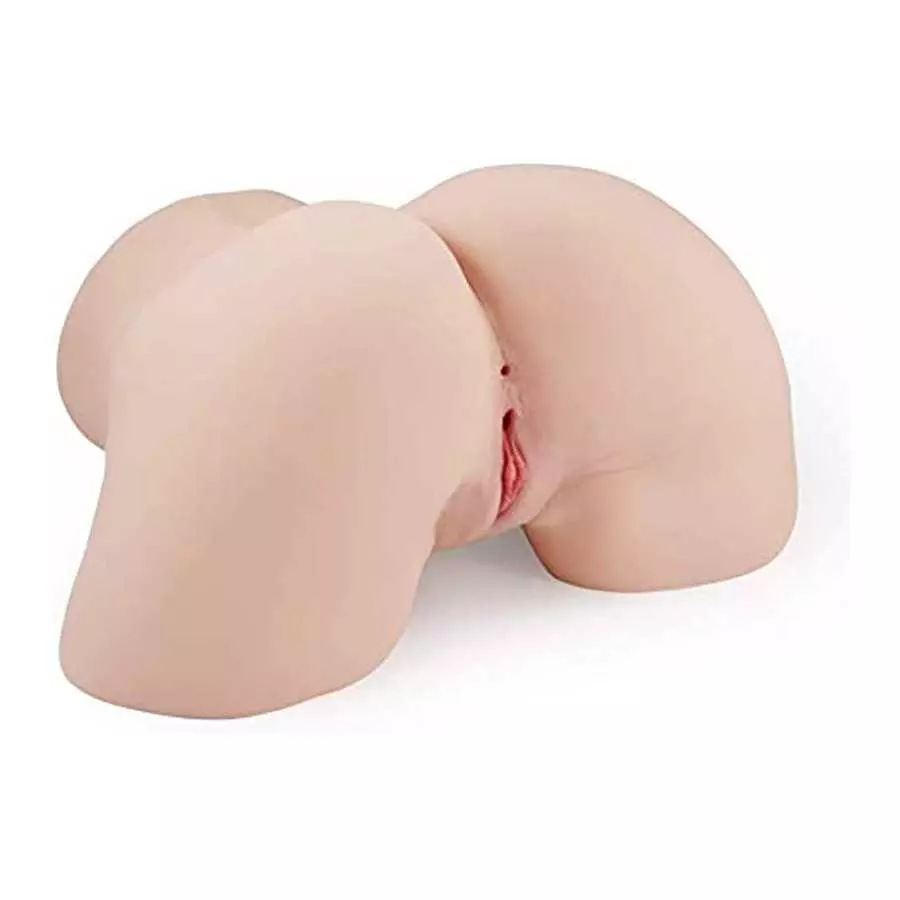 Y-NOT Male Masturbator Stroker Sex Toy TPE Pelvis + Fake Vagina Pussy Toy with Anal Stroker Canal, Realistic Butt Men Masturbato