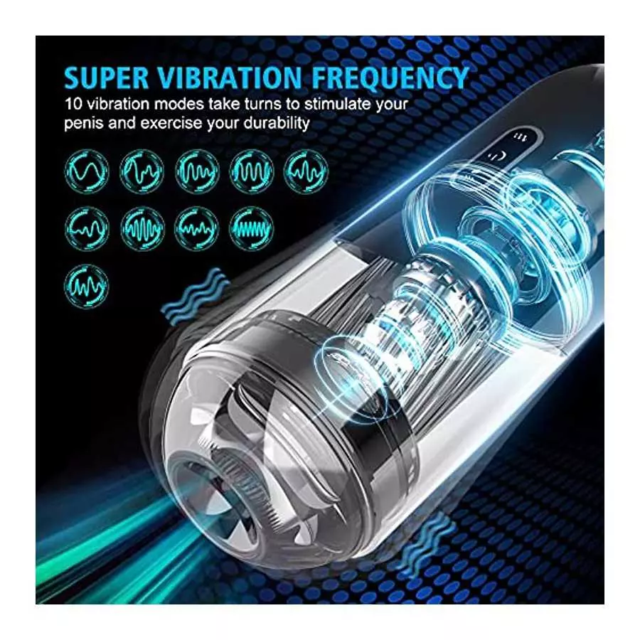 Automatic Sucking Vibrator masturbator for Men Powerful Suck Blowjob Machine Real Vagina Masturbation Cup Sex Toys for Men